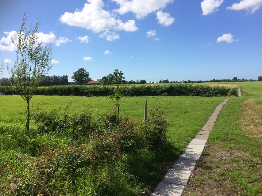 Boerderij Hoefwoning in de verte